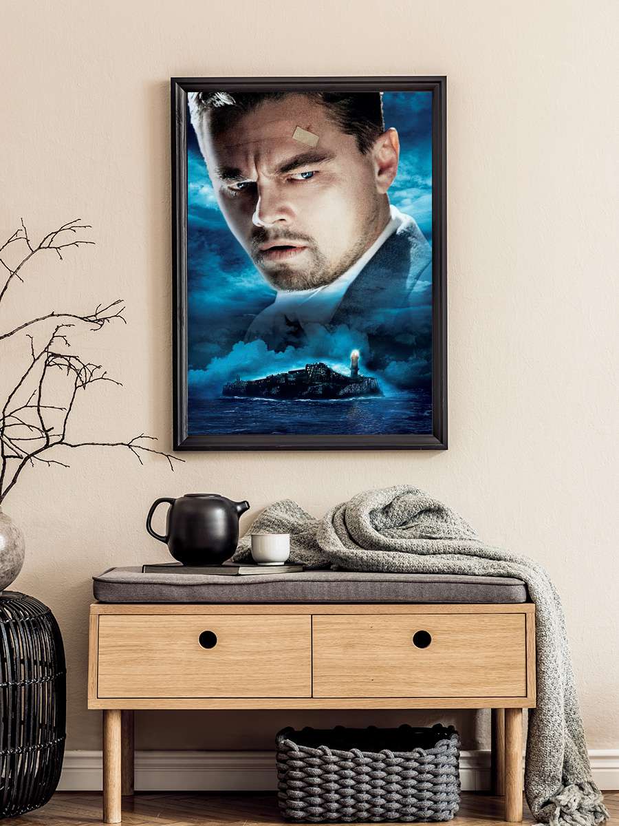 Zindan Adası - Shutter Island Film Tablo Siyah Çerçeveli Film Poster Afiş Tablo