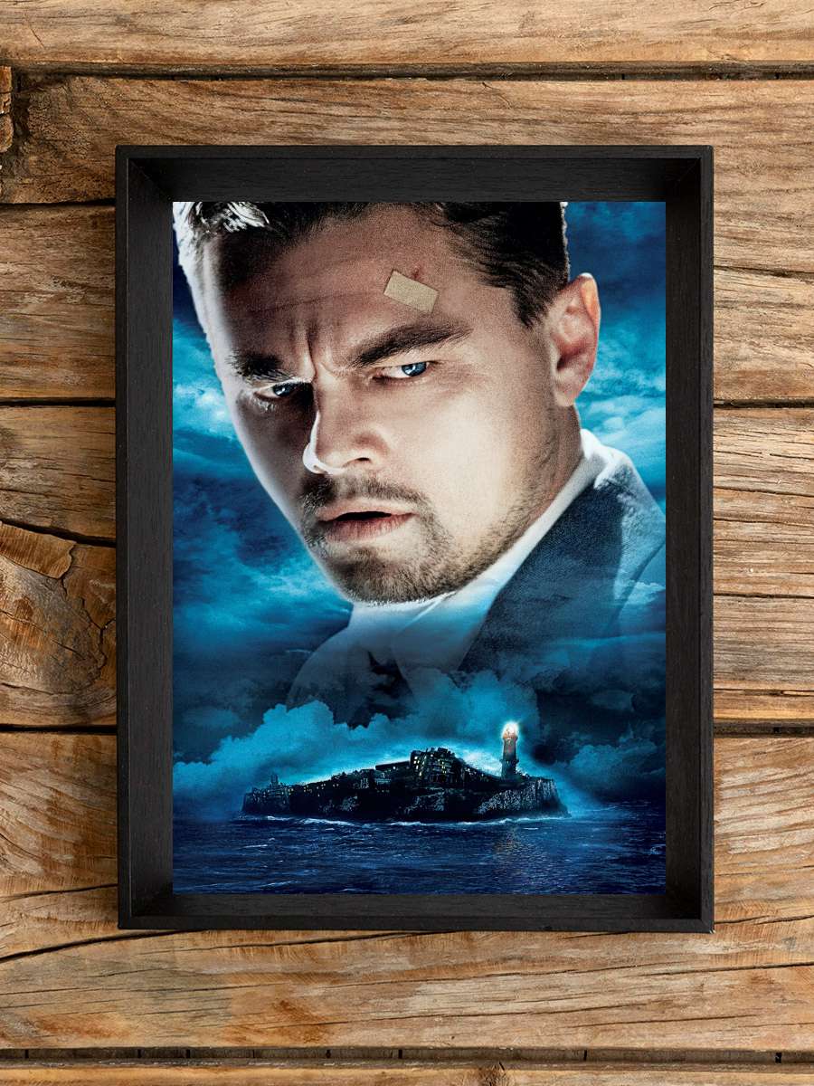 Zindan Adası - Shutter Island Film Tablo Siyah Çerçeveli Film Poster Afiş Tablo