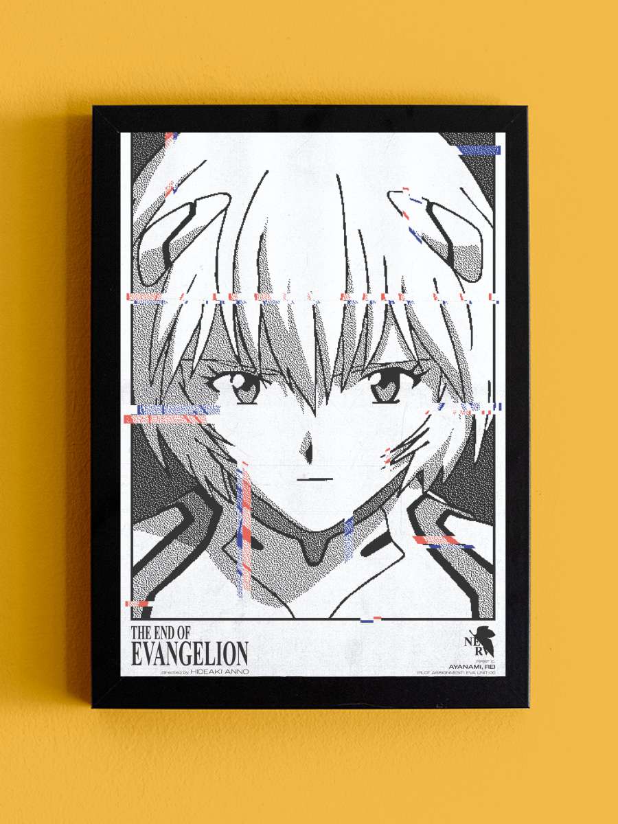 Neon Genesis Evangelion: Evangelion'un Sonu - 新世紀エヴァンゲリオン劇場版 Air／まごころを、君に Film Tablo Siyah Çerçeveli Film Poster Afiş Tablo - En İyi Fiyatlarla