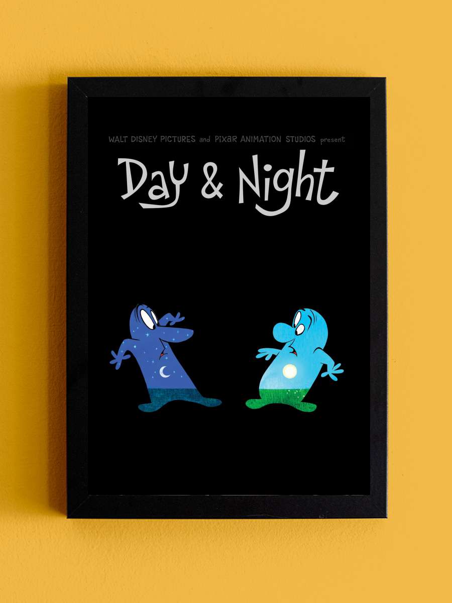 Gündüz & Gece - Day & Night Film Tablo Siyah Çerçeveli Film Poster Afiş Tablo - En İyi Fiyatlarla