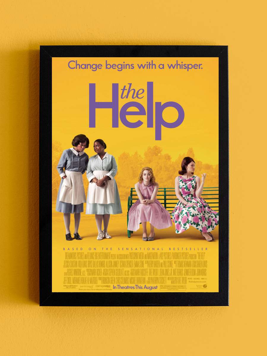 Duyguların Rengi - The Help Film Tablo Siyah Çerçeveli Film Poster Afiş Tablo - En İyi Fiyatlarla