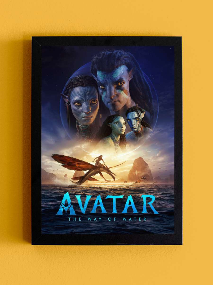 Avatar: Suyun Yolu - Avatar: The Way of Water Film Tablo Siyah Çerçeveli Film Poster Afiş Tablo