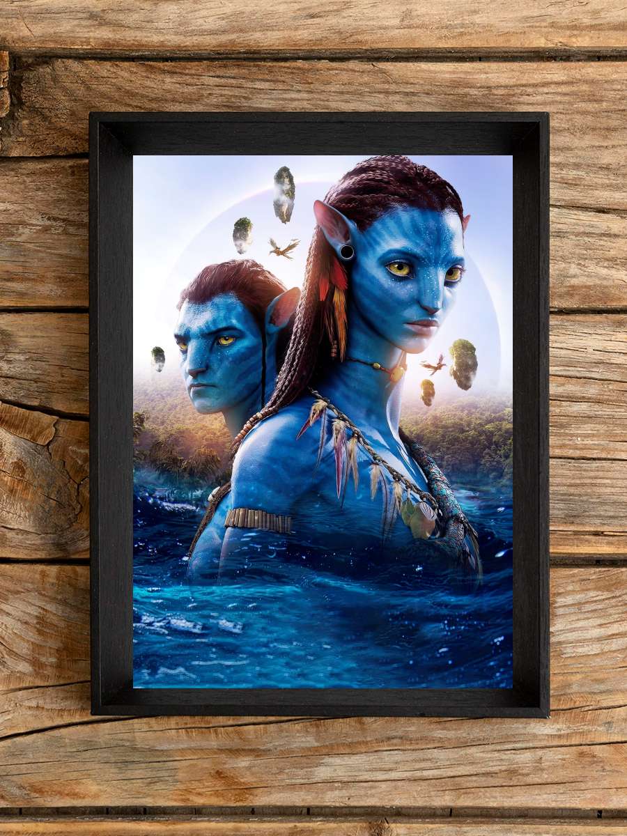 Avatar: Suyun Yolu - Avatar: The Way of Water Film Tablo Siyah Çerçeveli Film Poster Afiş Tablo