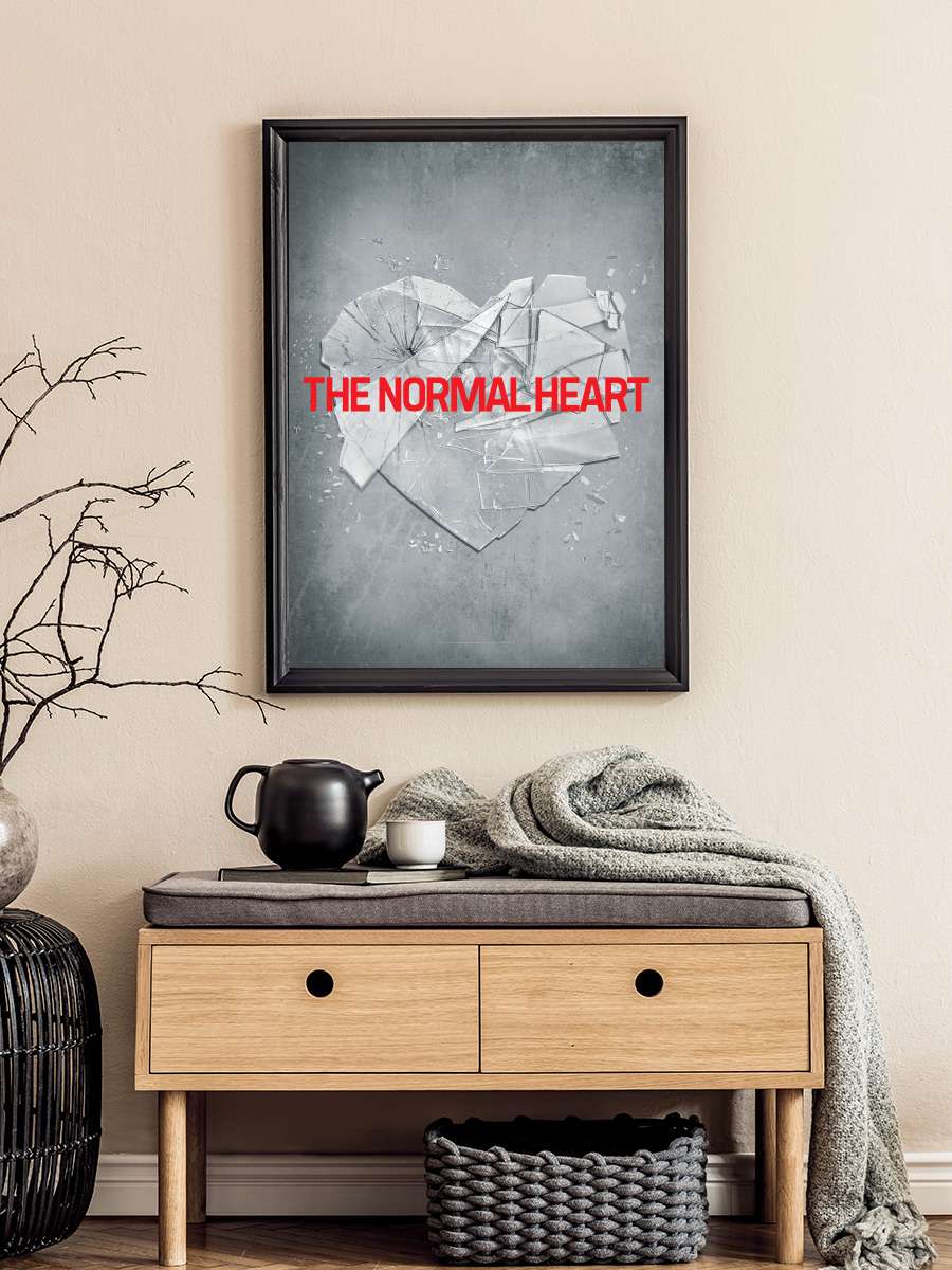 Kalbin Direnişi - The Normal Heart Film Tablo Siyah Çerçeveli Film Poster Afiş Tablo