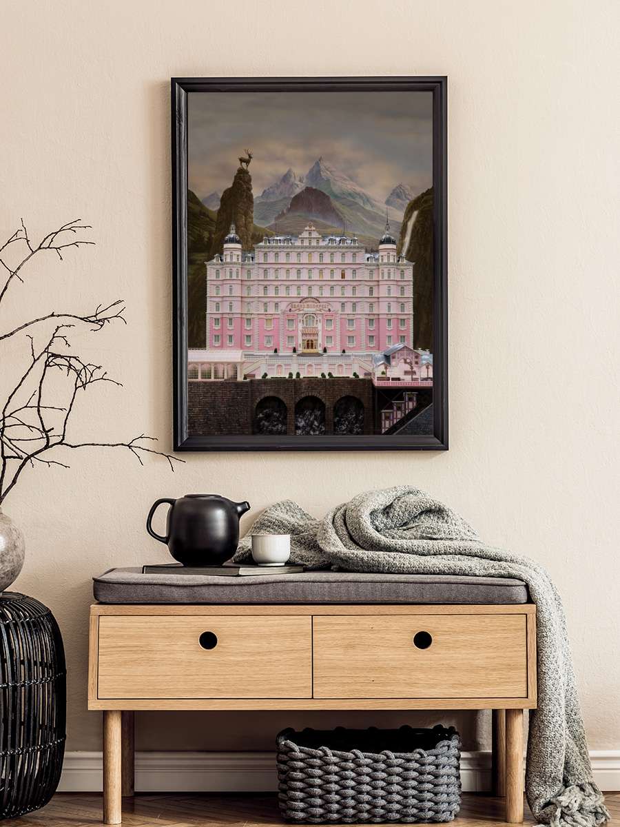 Büyük Budapeşte Oteli - The Grand Budapest Hotel Film Tablo Siyah Çerçeveli Film Poster Afiş Tablo