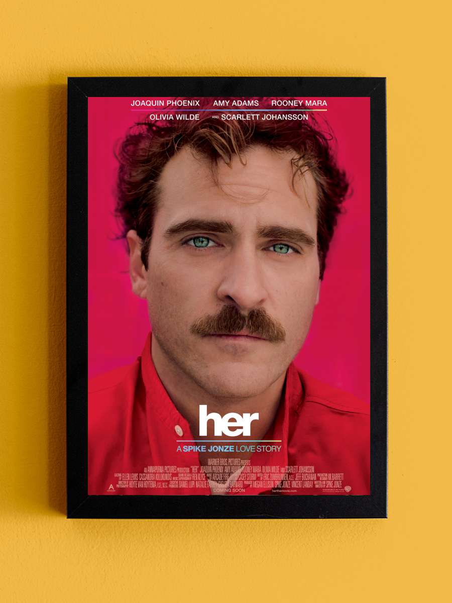 Aşk - Her Film Tablo Siyah Çerçeveli Film Poster Afiş Tablo - En İyi Fiyatlarla