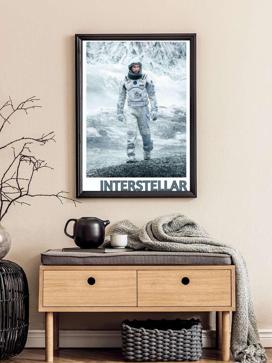 Yıldızlararası - Interstellar Film Tablo Siyah Çerçeveli Film Poster Afiş Tablo