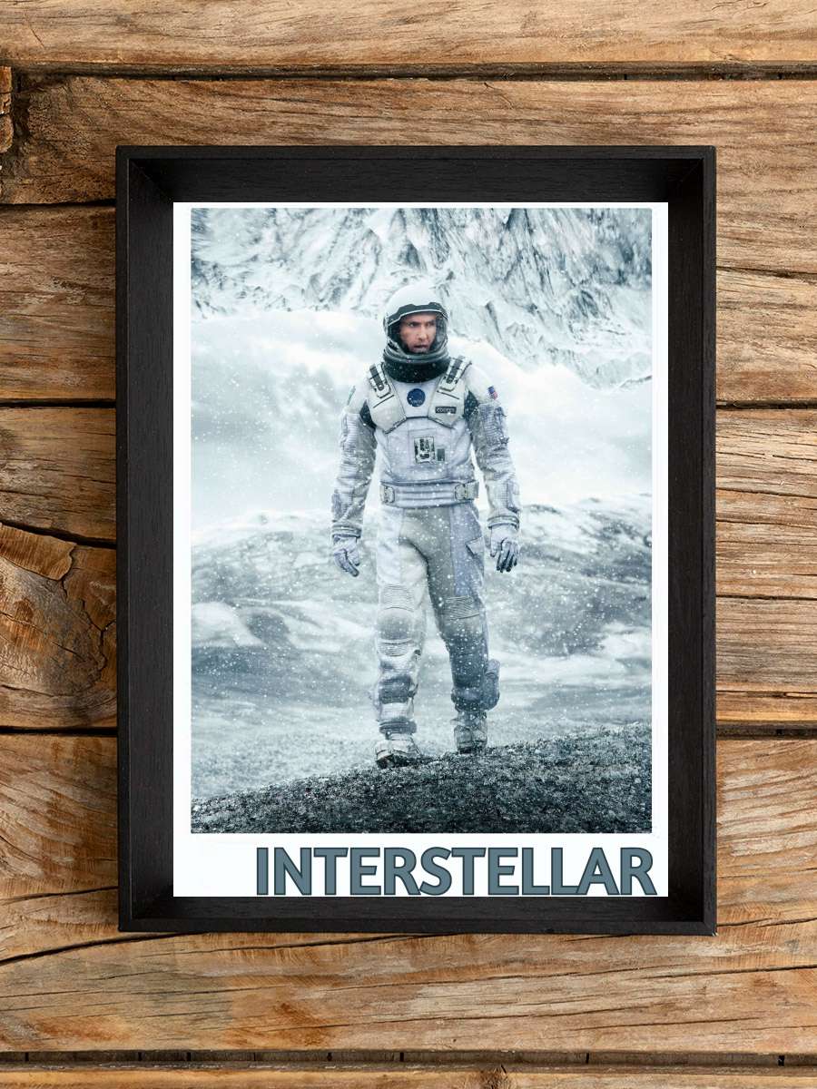 Yıldızlararası - Interstellar Film Tablo Siyah Çerçeveli Film Poster Afiş Tablo