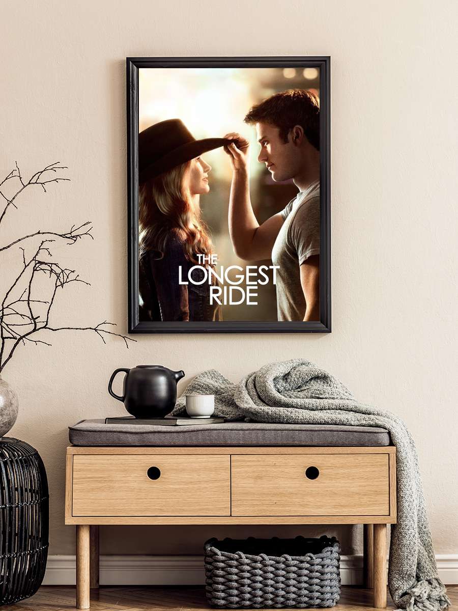 Seninle Bir Ömür - The Longest Ride Film Tablo Siyah Çerçeveli Film Poster Afiş Tablo