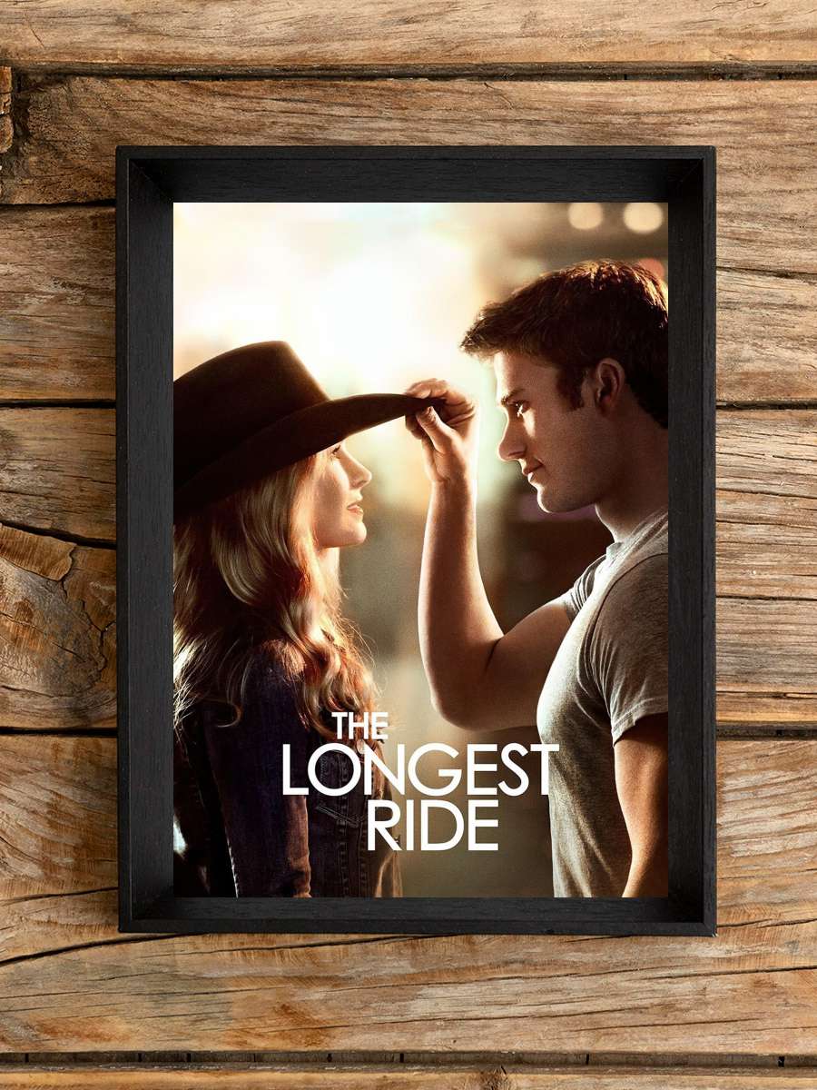 Seninle Bir Ömür - The Longest Ride Film Tablo Siyah Çerçeveli Film Poster Afiş Tablo