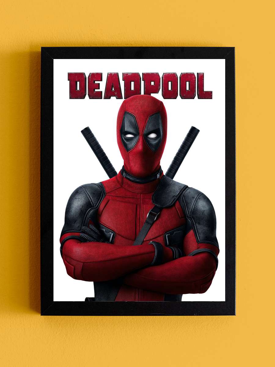 Deadpool Film Tablo Siyah Çerçeveli Film Poster Afiş Tablo