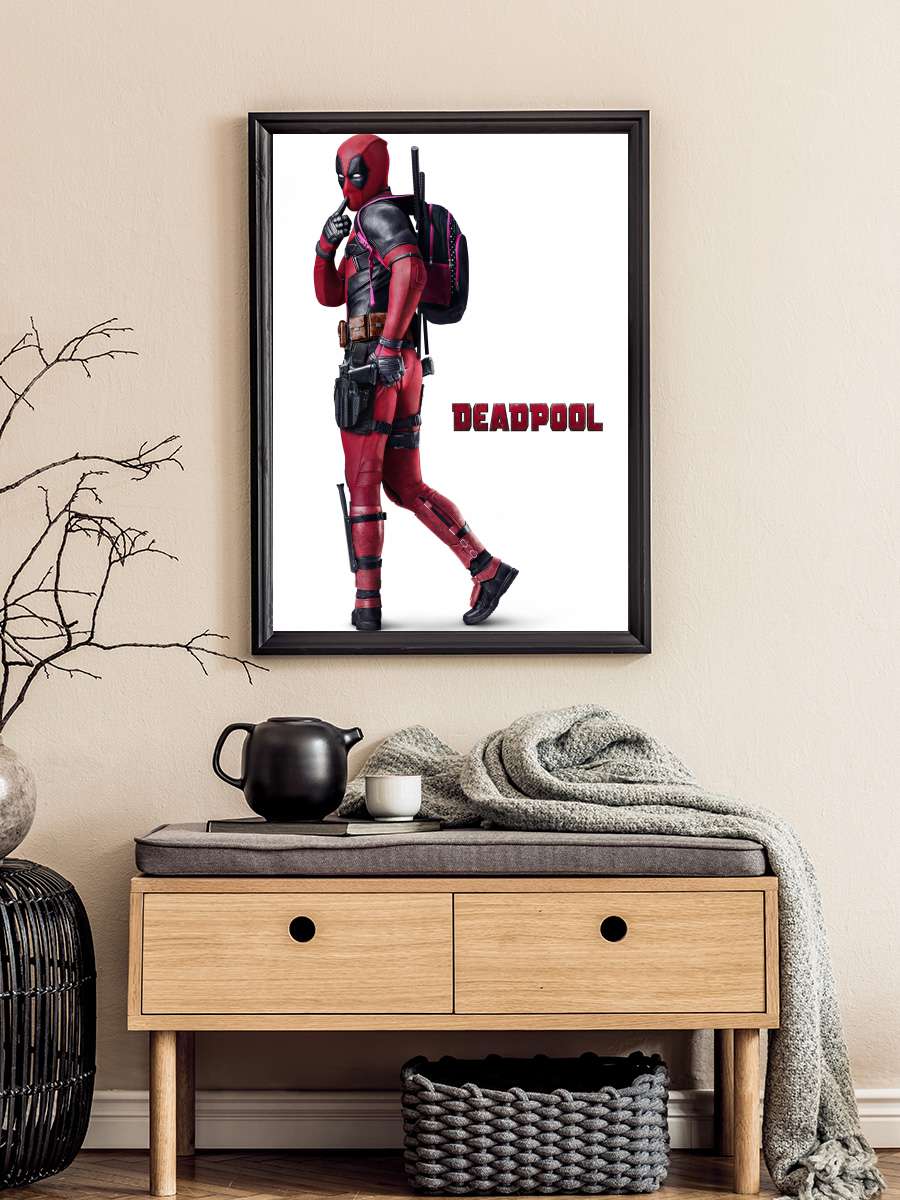 Deadpool Film Tablo Siyah Çerçeveli Film Poster Afiş Tablo