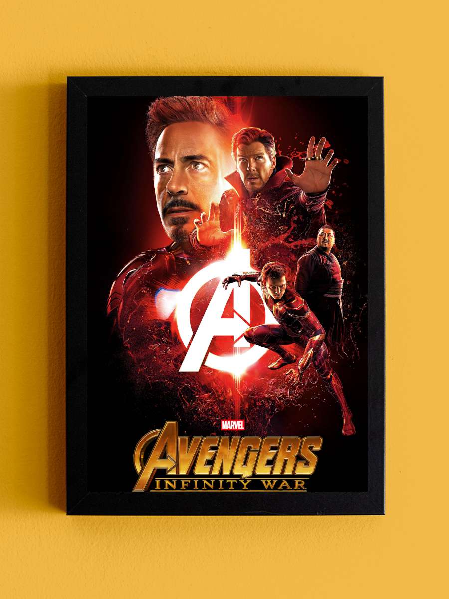 Avengers: Sonsuzluk Savaşı - Avengers: Infinity War Film Tablo Siyah Çerçeveli Film Poster Afiş Tablo - En İyi Fiyatlarla
