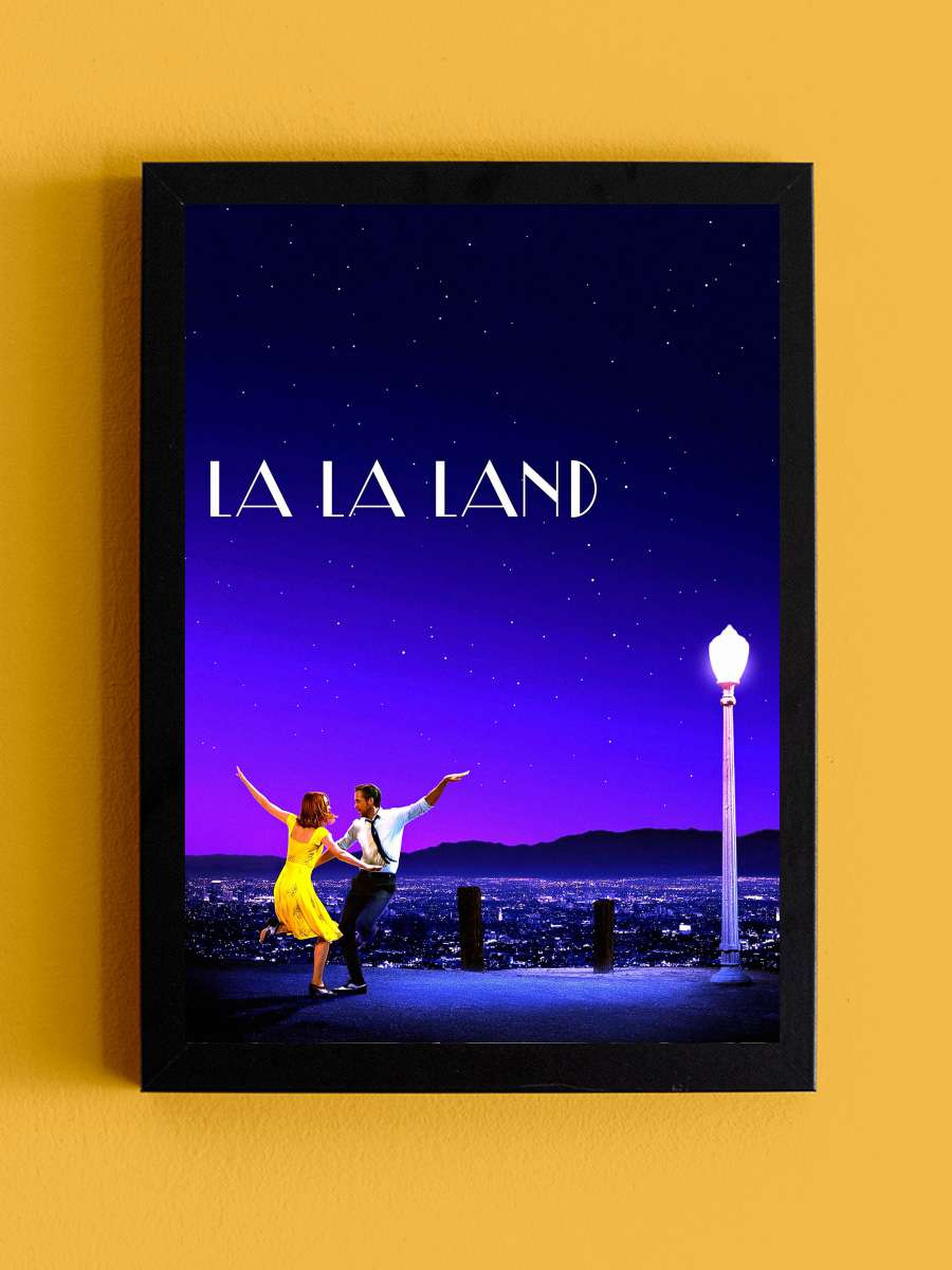 Aşıklar Şehri - La La Land Film Tablo Siyah Çerçeveli Film Poster Afiş Tablo - En İyi Fiyatlarla