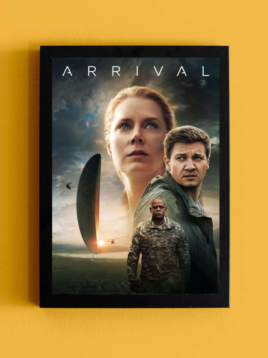Geliş - Arrival Film Tablo Siyah Çerçeveli Film Poster Afiş Tablo
