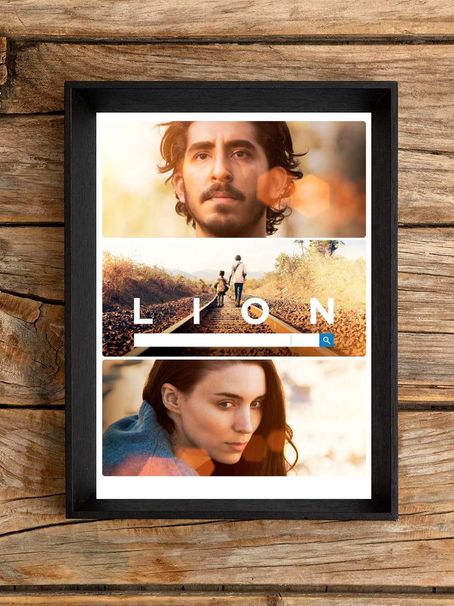Lion Film Tablo Siyah Çerçeveli Film Poster Afiş Tablo