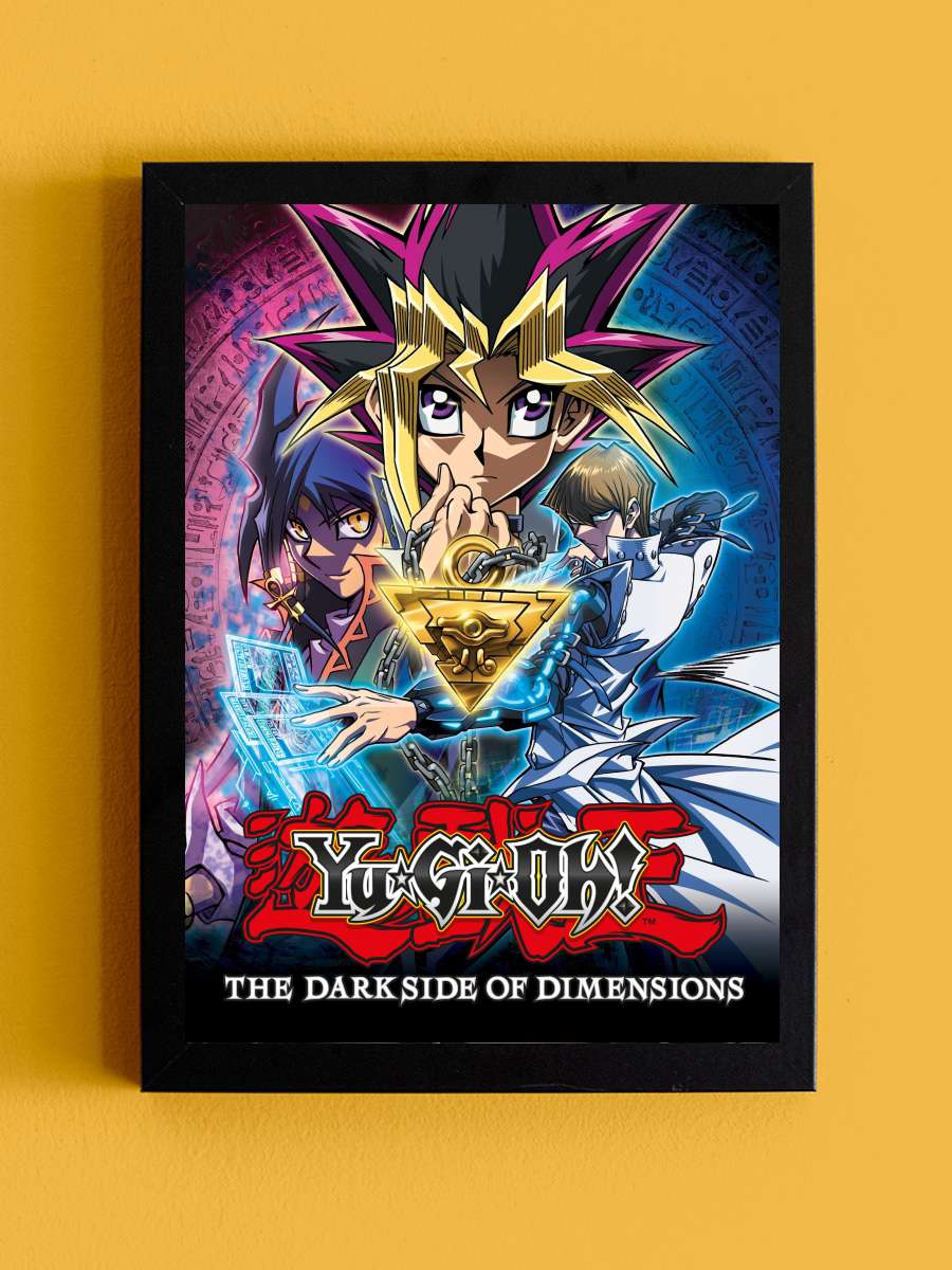 遊☆戯☆王 THE DARK SIDE OF DIMENSIONS Film Tablo Siyah Çerçeveli Film Poster Afiş Tablo - En İyi Fiyatlarla