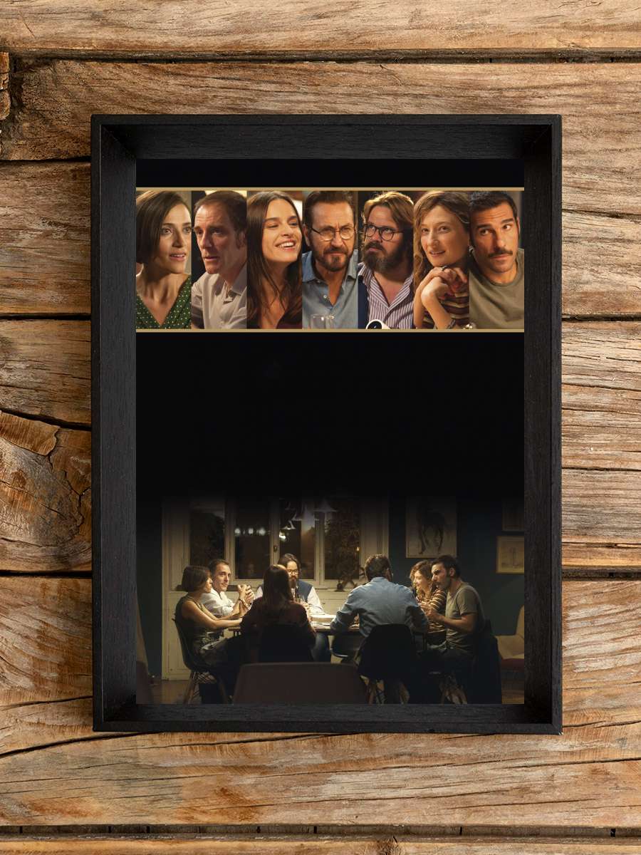 Mükemmel Yabancılar - Perfetti sconosciuti Film Tablo Siyah Çerçeveli Film Poster Afiş Tablo