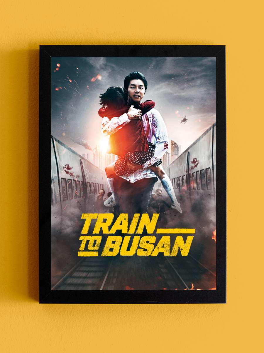 Zombi Ekspresi - 부산행 Film Tablo Siyah Çerçeveli Film Poster Afiş Tablo - En İyi Fiyatlarla