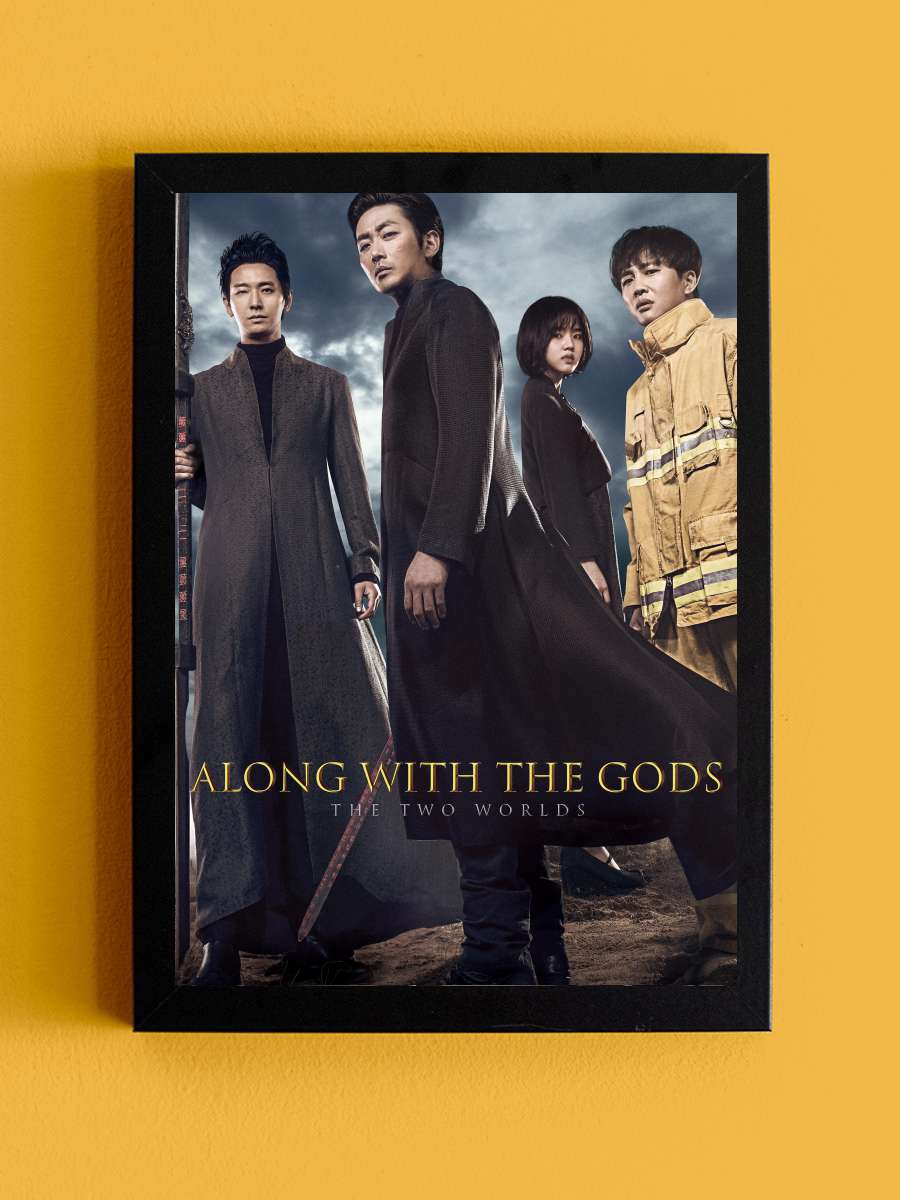 Tanrı ile Günah ve Cezaya: İki Dünya - 신과함께-죄와 벌 Film Tablo Siyah Çerçeveli Film Poster Afiş Tablo - En İyi Fiyatlarla