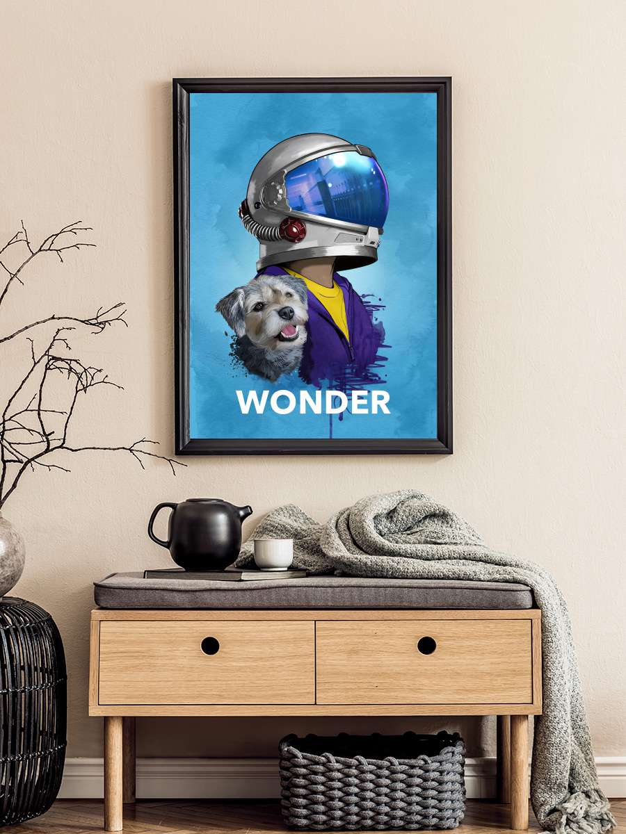 Mucize - Wonder Film Tablo Siyah Çerçeveli Film Poster Afiş Tablo