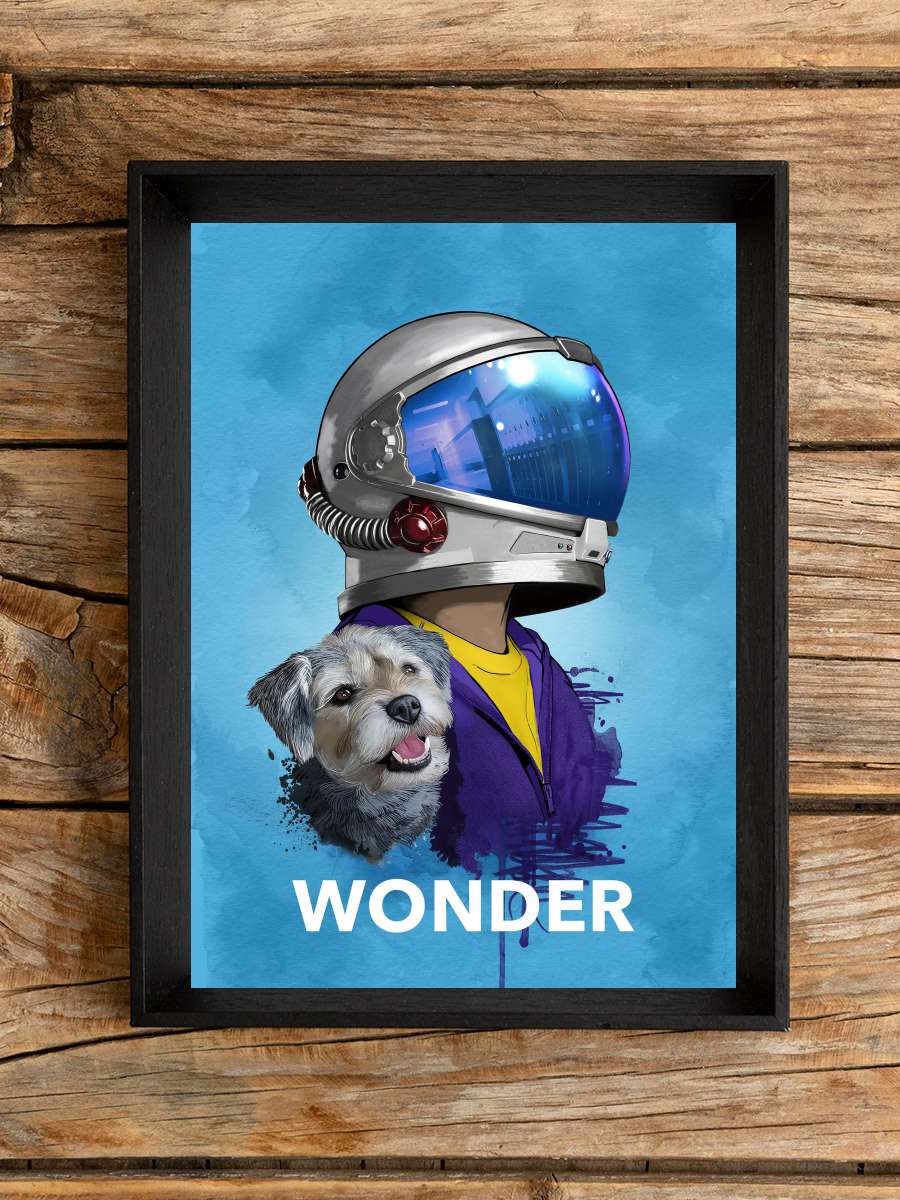 Mucize - Wonder Film Tablo Siyah Çerçeveli Film Poster Afiş Tablo