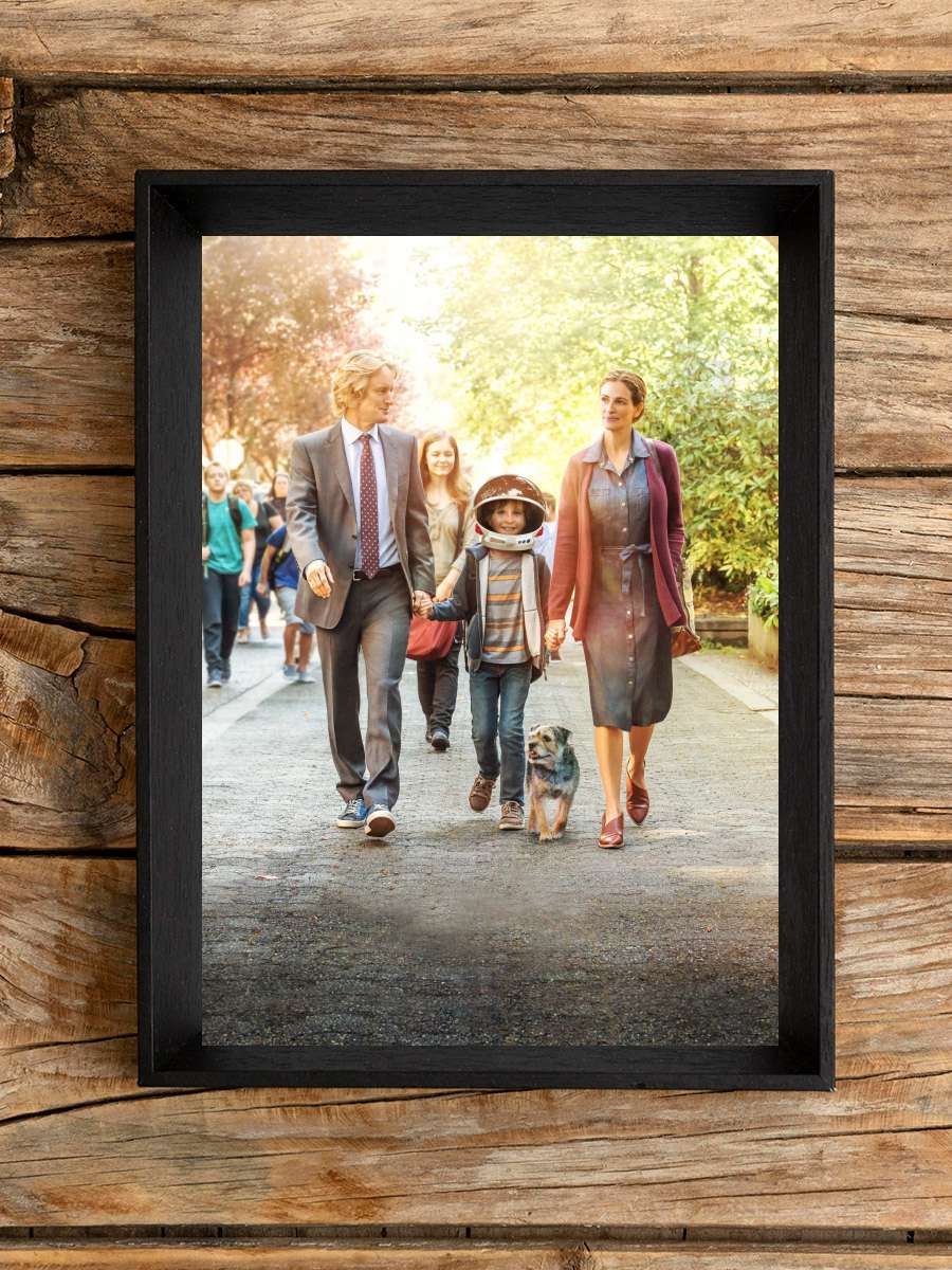 Mucize - Wonder Film Tablo Siyah Çerçeveli Film Poster Afiş Tablo