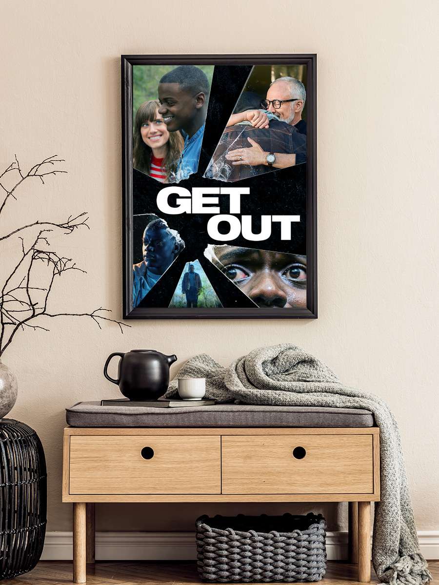 Kapan - Get Out Film Tablo Siyah Çerçeveli Film Poster Afiş Tablo