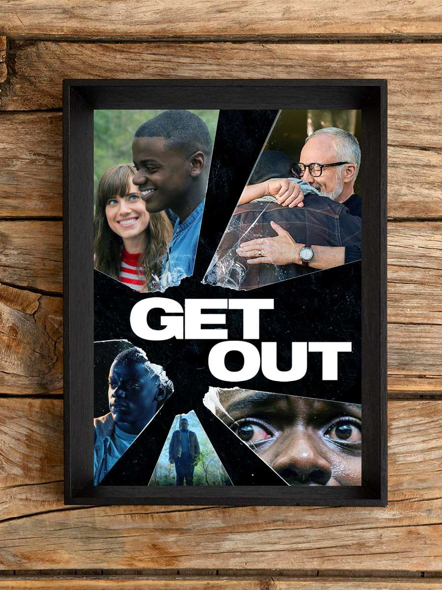 Kapan - Get Out Film Tablo Siyah Çerçeveli Film Poster Afiş Tablo