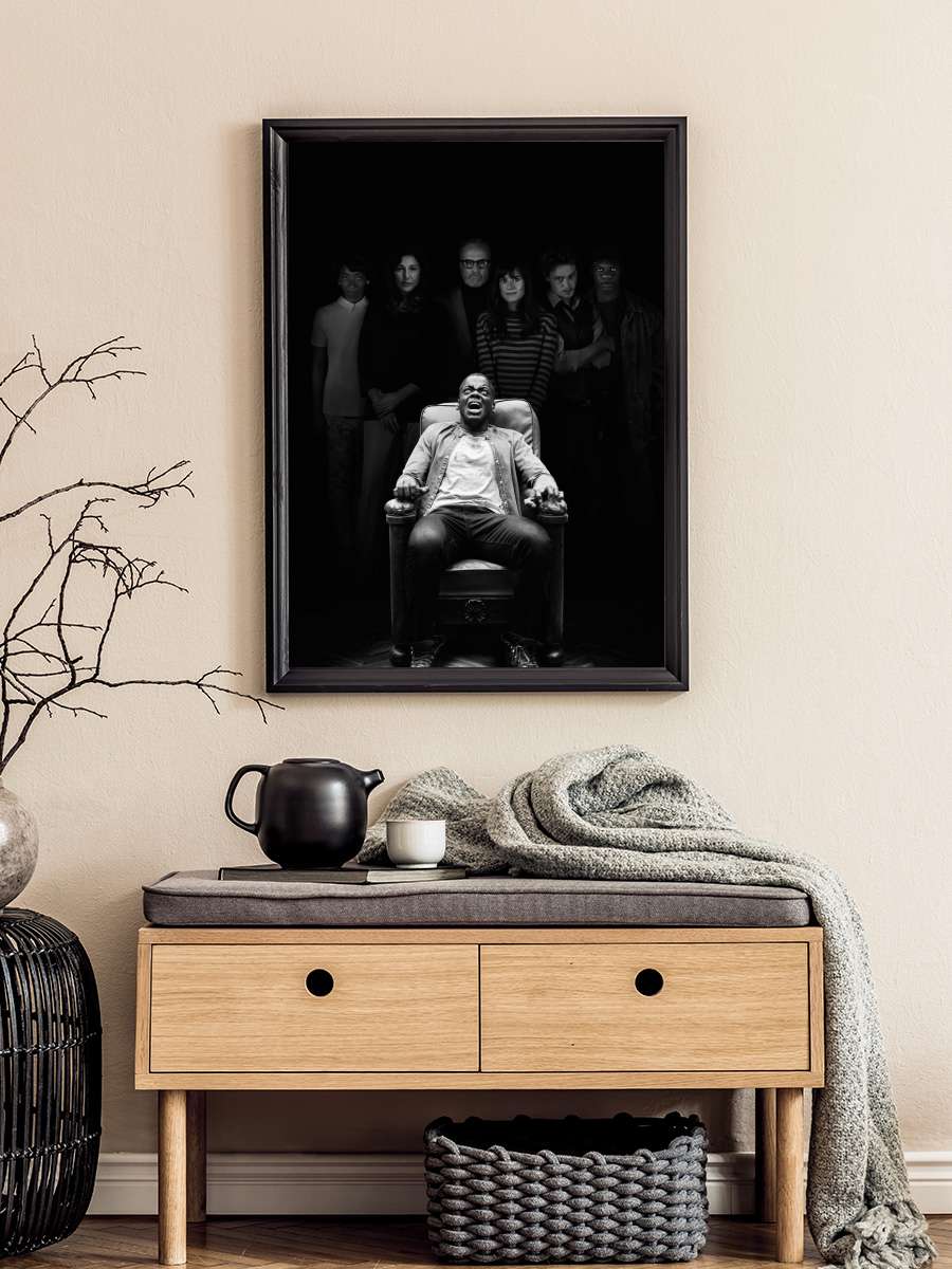 Kapan - Get Out Film Tablo Siyah Çerçeveli Film Poster Afiş Tablo