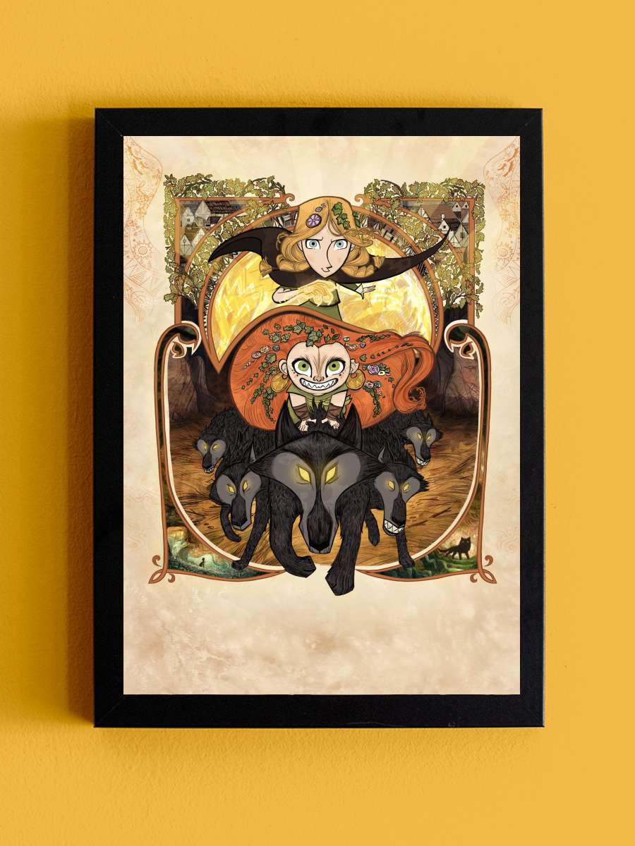 Wolfwalkers Film Tablo Siyah Çerçeveli Film Poster Afiş Tablo - En İyi Fiyatlarla