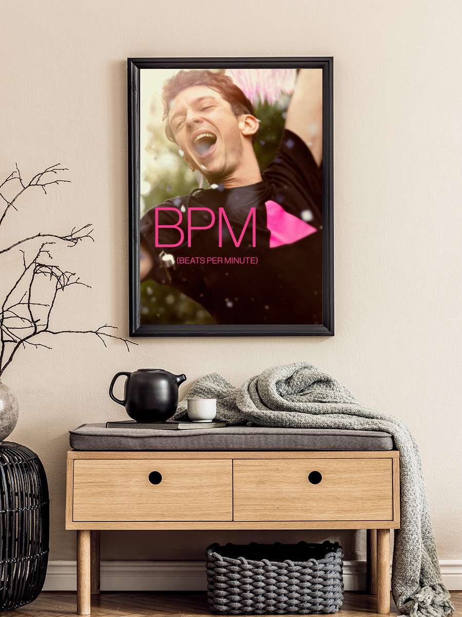 Kalp Atışı Dakikada 120 - 120 battements par minute Film Tablo Siyah Çerçeveli Film Poster Afiş Tablo