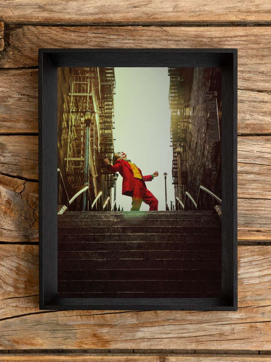 Joker Film Tablo Siyah Çerçeveli Film Poster Afiş Tablo