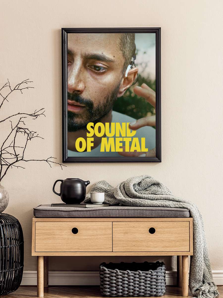 Sound of Metal Film Tablo Siyah Çerçeveli Film Poster Afiş Tablo