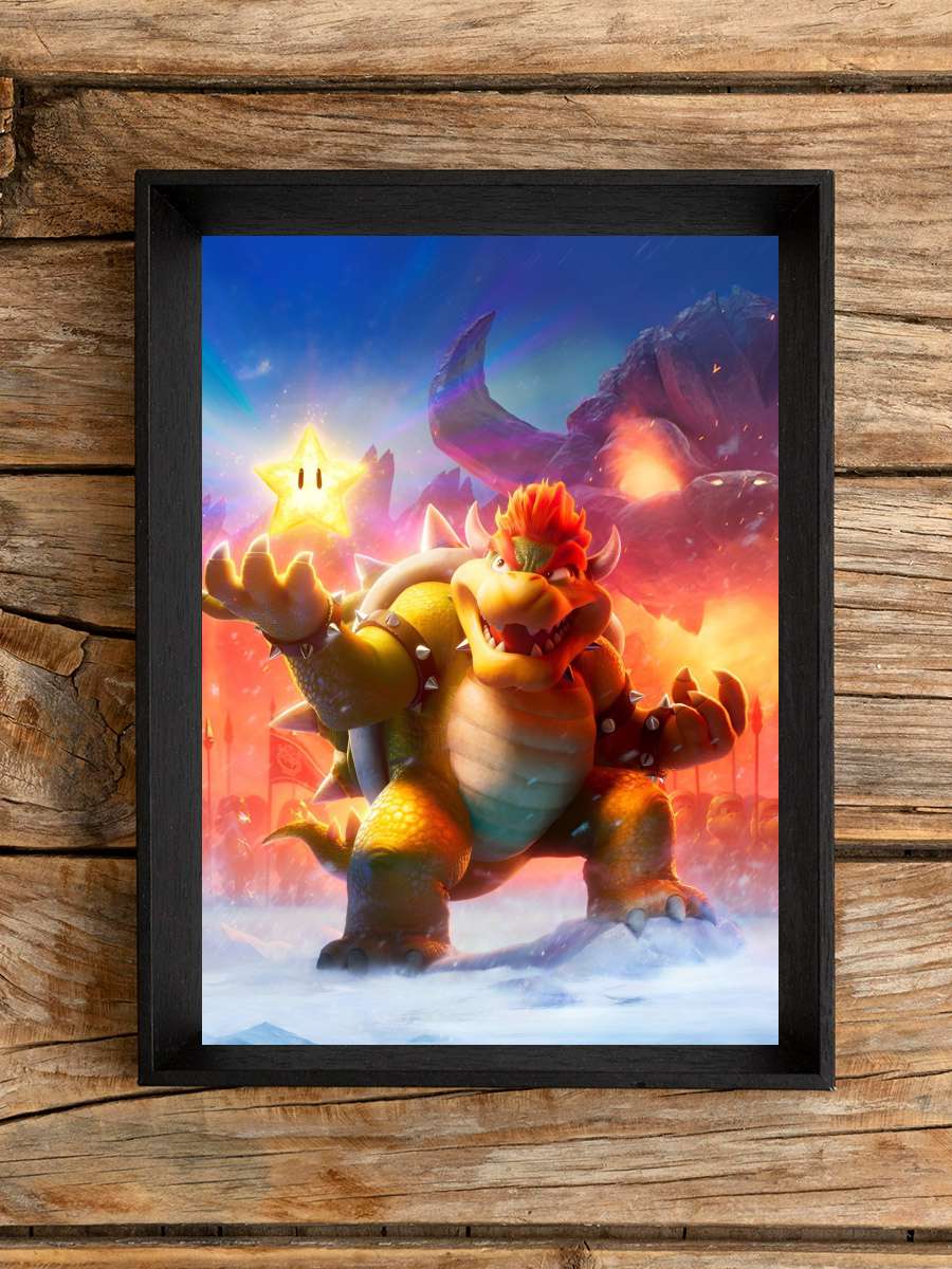 Süper Mario Kardeşler - The Super Mario Bros. Movie Film Tablo Siyah Çerçeveli Film Poster Afiş Tablo