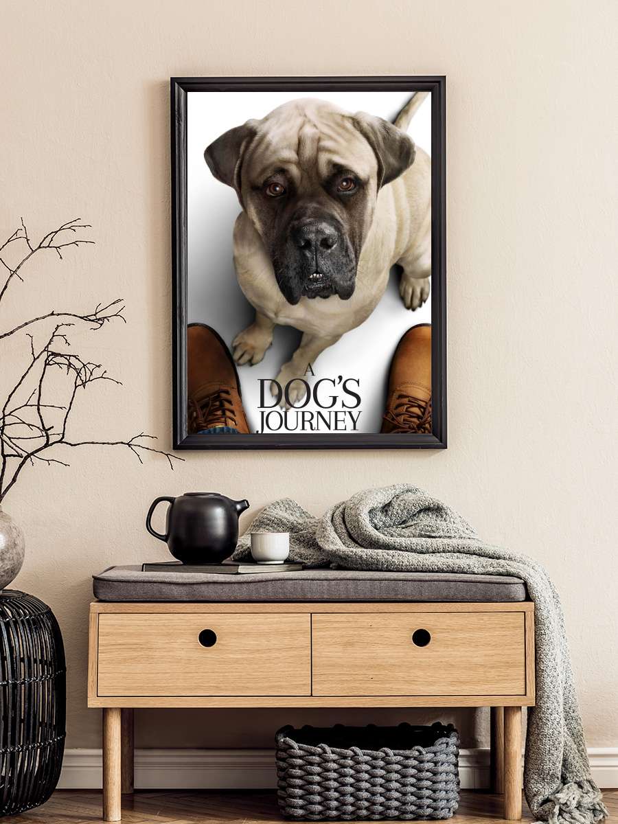 Dostumun Yolculuğu - A Dog's Journey Film Tablo Siyah Çerçeveli Film Poster Afiş Tablo
