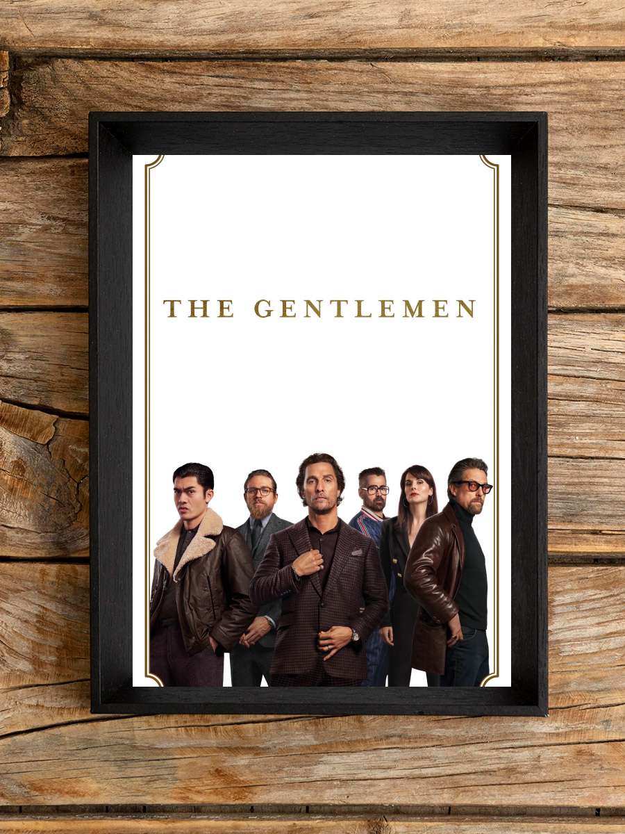 The Gentlemen Film Tablo Siyah Çerçeveli Film Poster Afiş Tablo