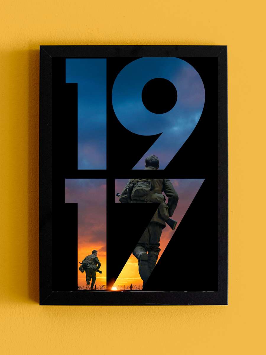 1917 Film Tablo Siyah Çerçeveli Film Poster Afiş Tablo