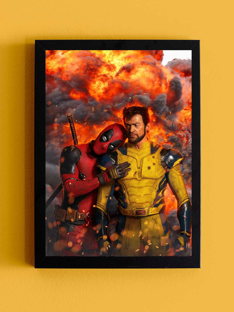 Deadpool & Wolverine Film Tablo Siyah Çerçeveli Film Poster Afiş Tablo - En İyi Fiyatlarla