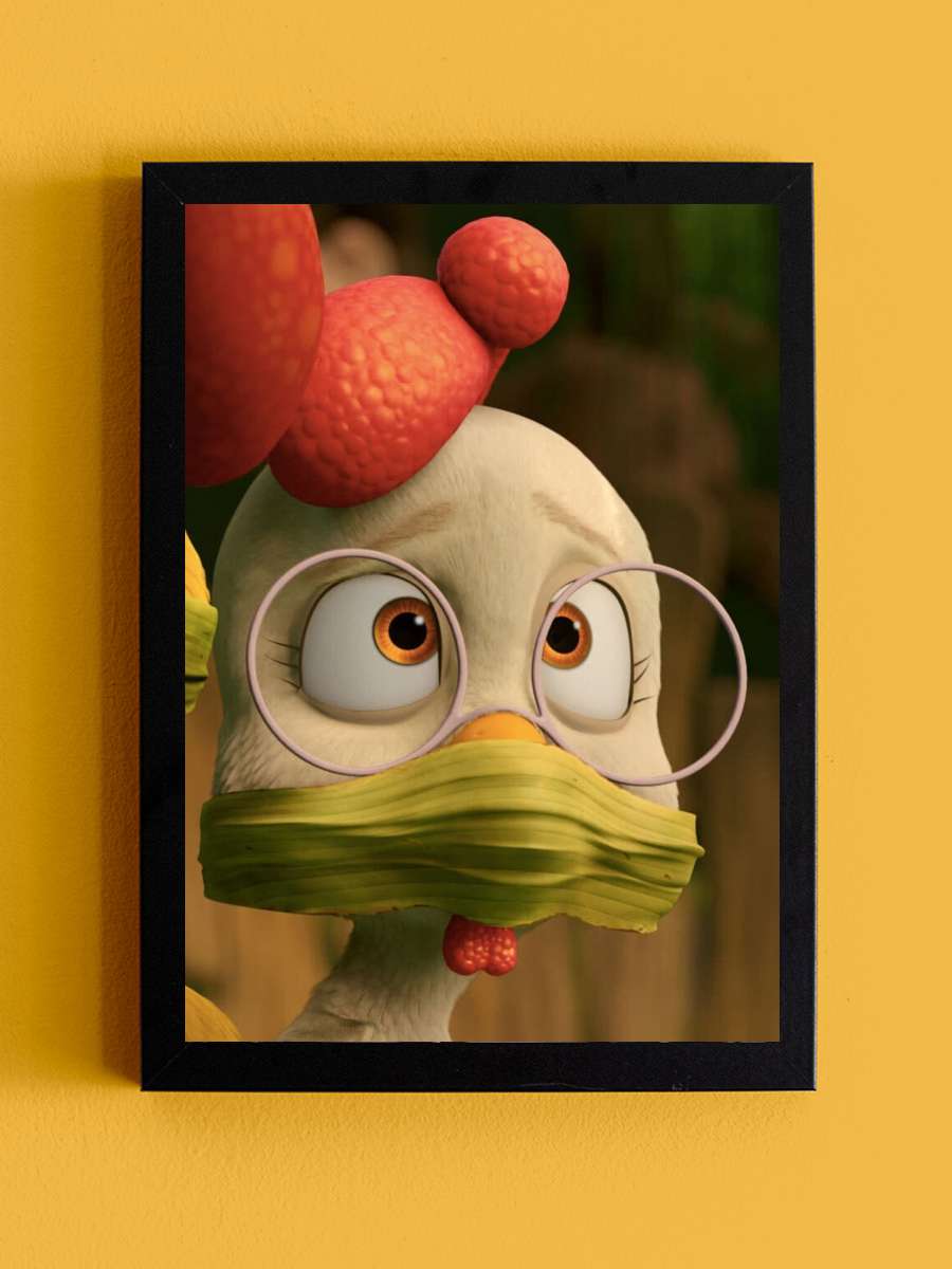 Yumurtalar Firarda: Afrika Macerası - Un rescate de huevitos Film Tablo Siyah Çerçeveli Film Poster Afiş Tablo