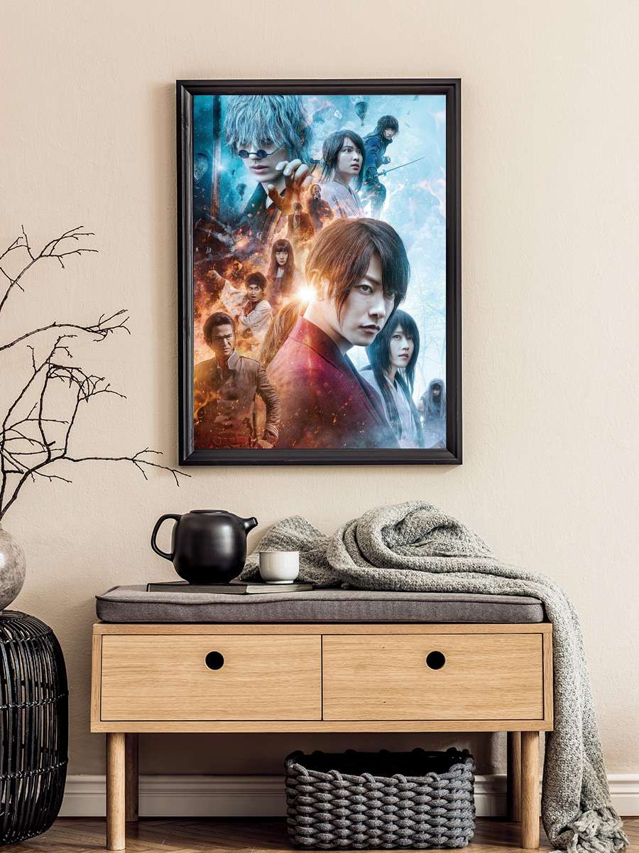 Rurouni Kenshin: Final - るろうに剣心 最終章 The Final Film Tablo Siyah Çerçeveli Film Poster Afiş Tablo