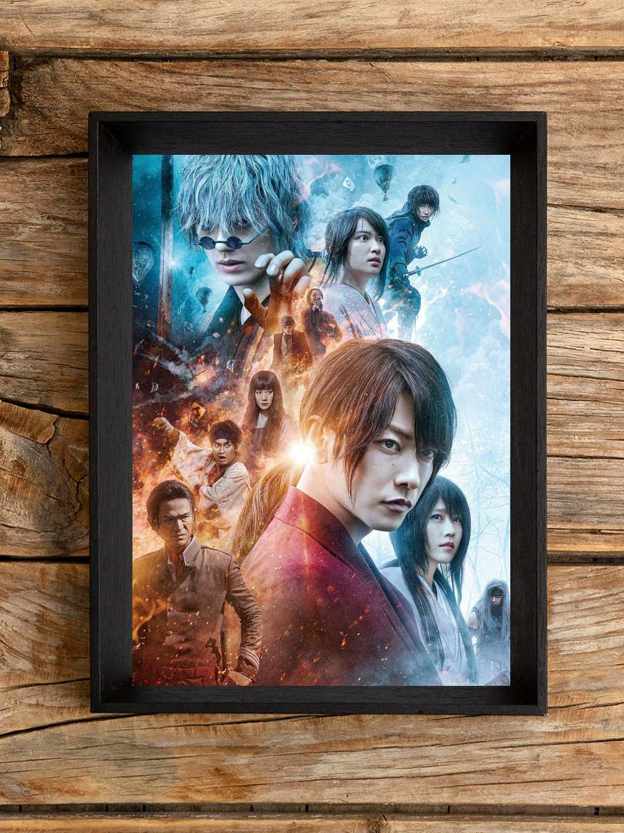 Rurouni Kenshin: Final - るろうに剣心 最終章 The Final Film Tablo Siyah Çerçeveli Film Poster Afiş Tablo