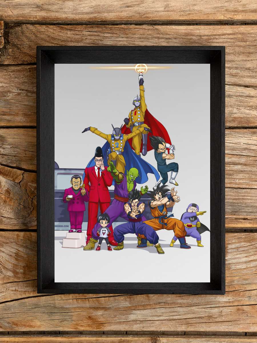 Dragon Ball Super: Super Hero - ドラゴンボール超 スーパーヒーロー Film Tablo Siyah Çerçeveli Film Poster Afiş Tablo