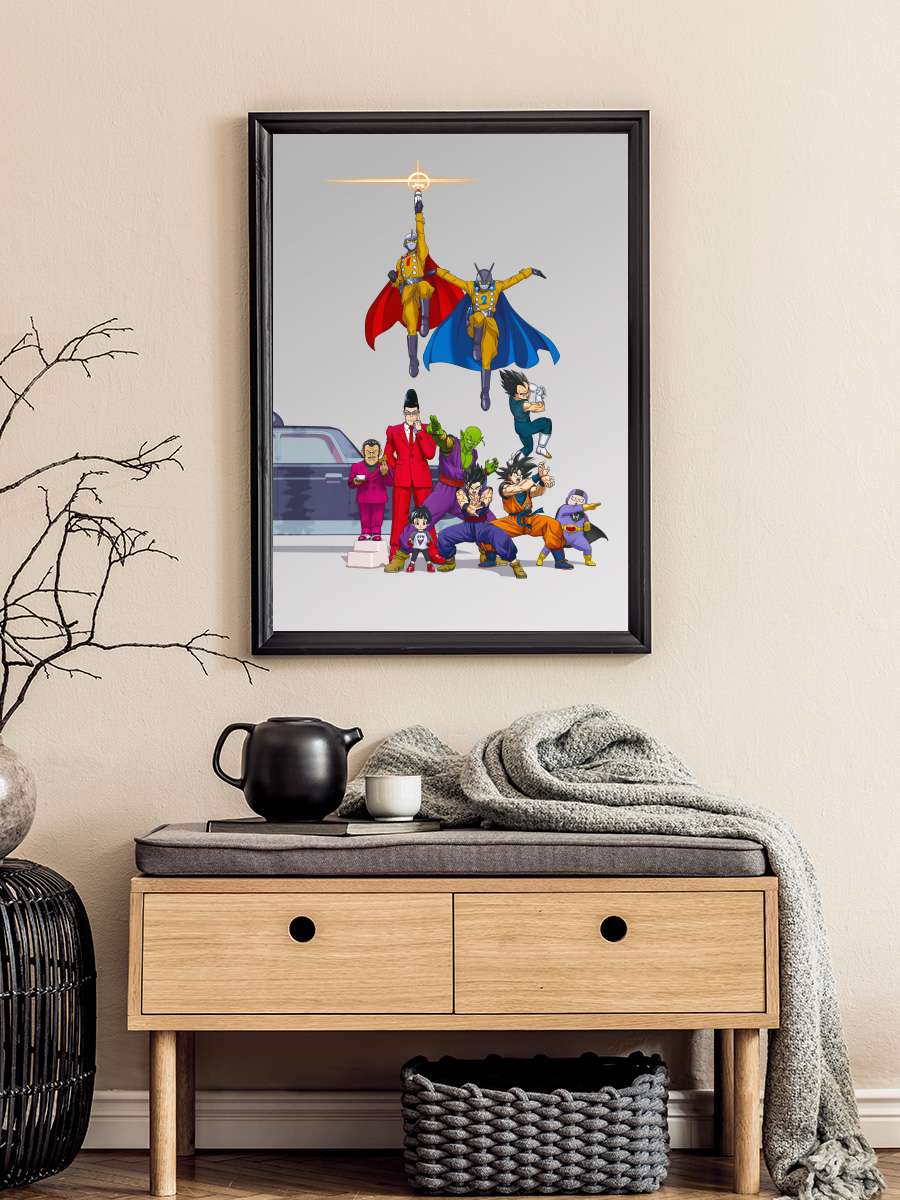 Dragon Ball Super: Super Hero - ドラゴンボール超 スーパーヒーロー Film Tablo Siyah Çerçeveli Film Poster Afiş Tablo