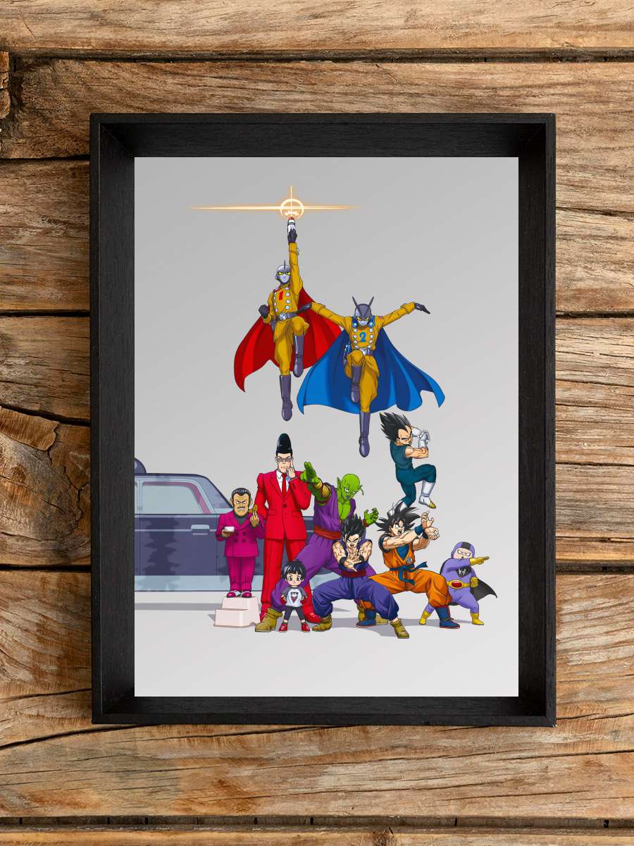 Dragon Ball Super: Super Hero - ドラゴンボール超 スーパーヒーロー Film Tablo Siyah Çerçeveli Film Poster Afiş Tablo