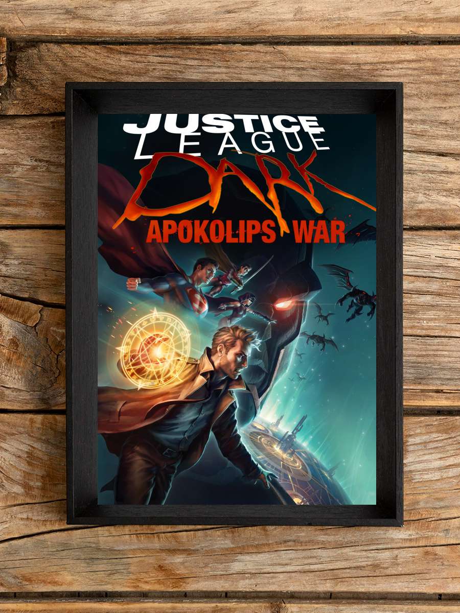 Adalet Birliği : Apokolips Savaşı - Justice League Dark: Apokolips War Film Tablo Siyah Çerçeveli Film Poster Afiş Tablo
