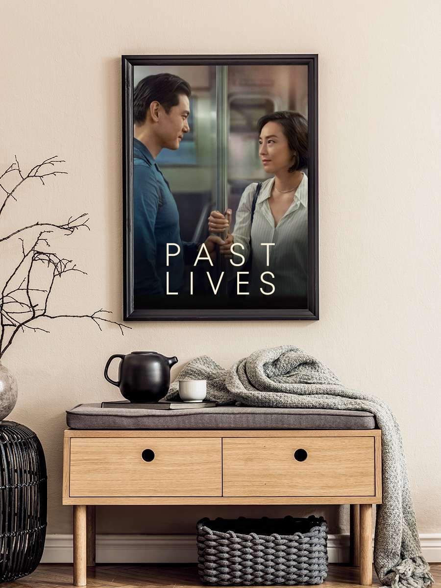 Başka Bir Hayatta - Past Lives Film Tablo Siyah Çerçeveli Film Poster Afiş Tablo