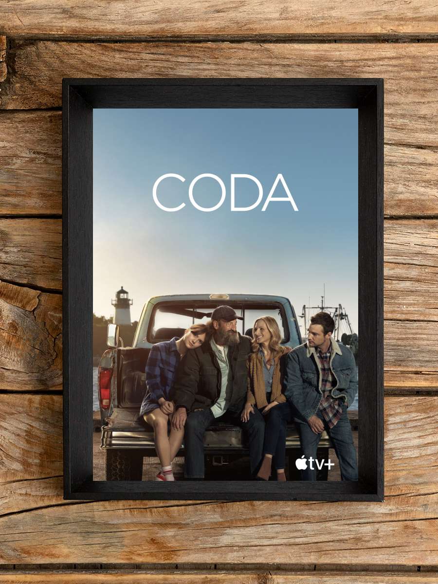 CODA Film Tablo Siyah Çerçeveli Film Poster Afiş Tablo
