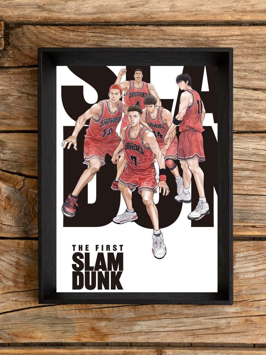 THE FIRST SLAM DUNK Film Tablo Siyah Çerçeveli Film Poster Afiş Tablo