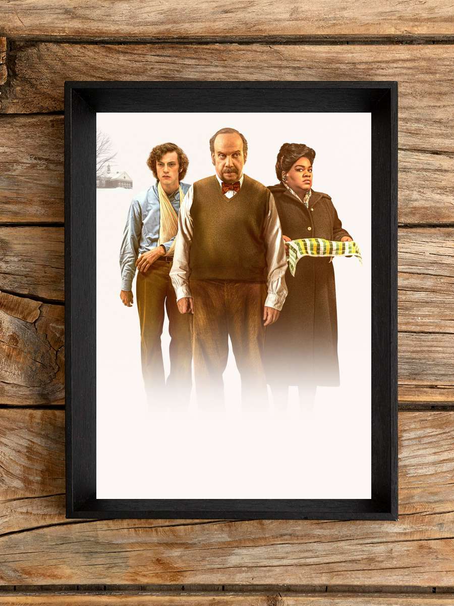 Geride Kalanlar - The Holdovers Film Tablo Siyah Çerçeveli Film Poster Afiş Tablo